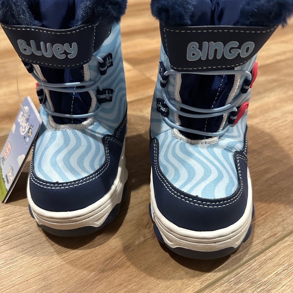 Kids Bluey Winter Boots with Sturdy Sole